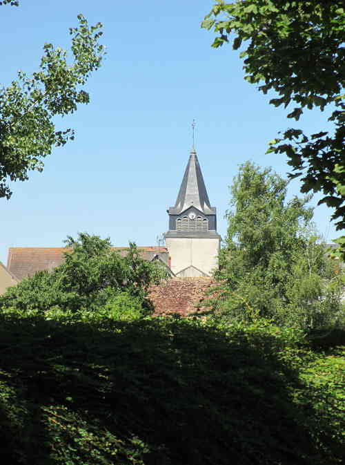 Village et clocher de Saint-Maur