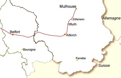 Ligne Paris-Mulhouse détail