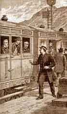 Départ en wagon