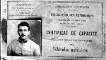 Mon permis militaire de 1921