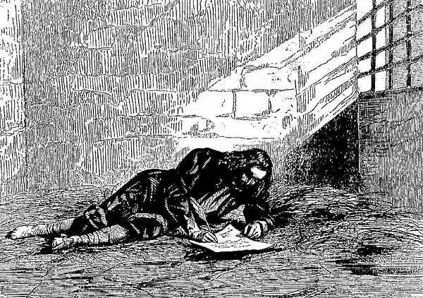 Grandier en prison