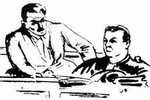 Pierre Delafet et son avocat