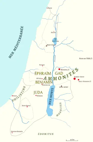 Carte : Le juge Jephthé