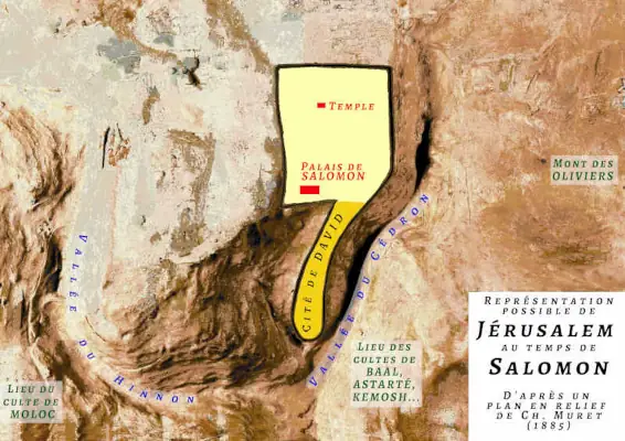 Représentation possible de Jérusalem au temps de Salomon