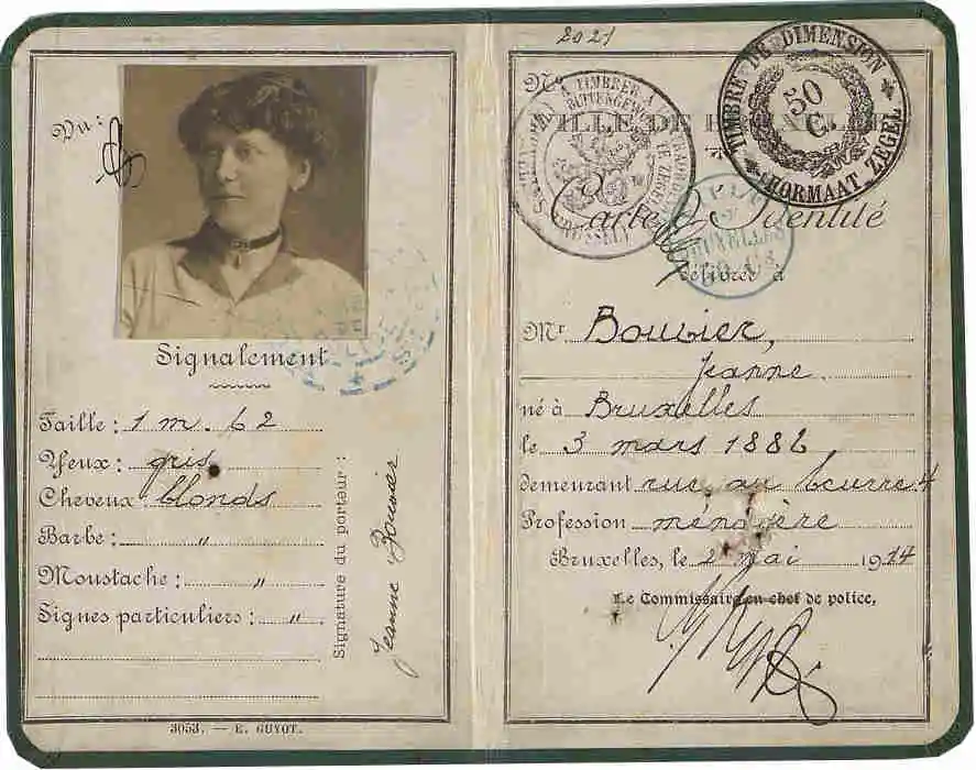 Fausse carte identité Ottelie Voss