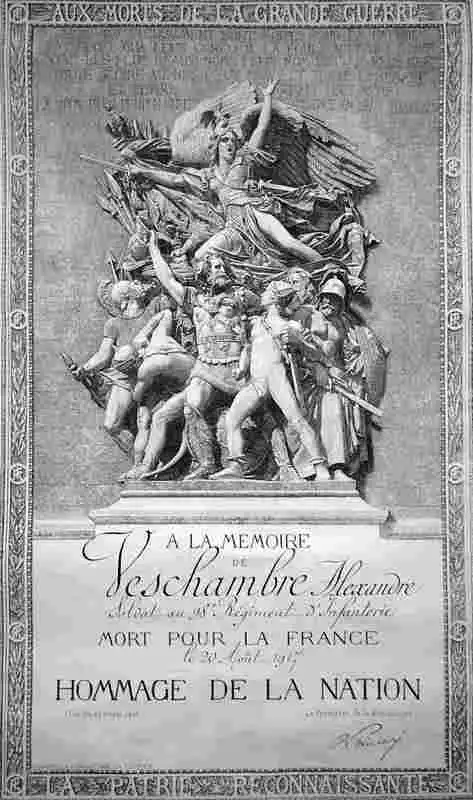 Affiche hommage de la nation