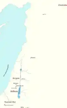 Carte des lieux de Jacob