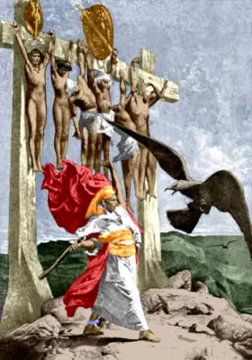 Rizpah protecting the corpses of Saul's descendants