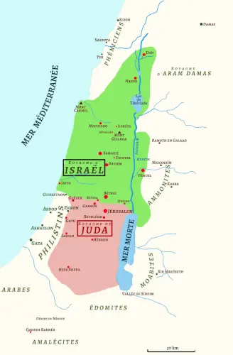 Carte des deux royaumes