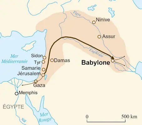 Déportation des Judéens vers Babylone