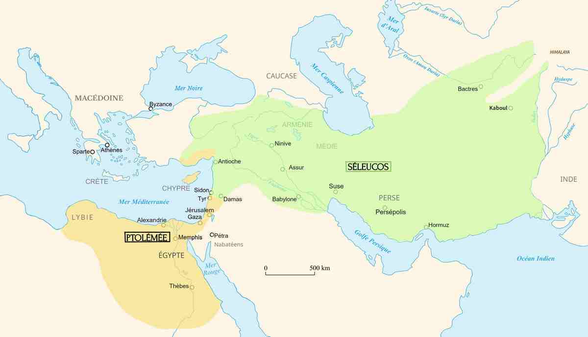 Part of Alexander the Great's empire