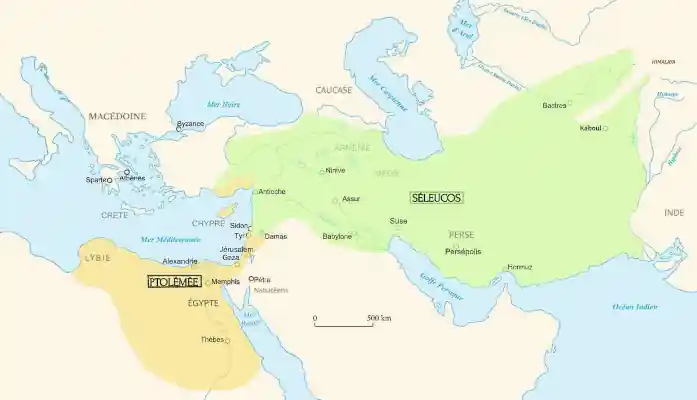 Part of Alexander the Great's empire