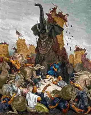 Death of Eleazar Maccabee